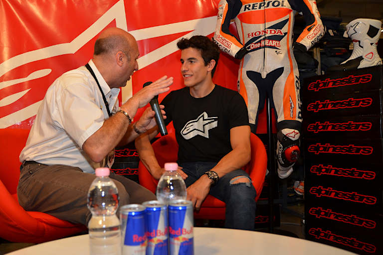Interview-Time für Marc Márquez
