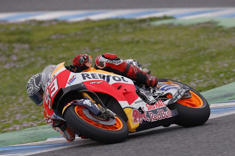 Marc Márquez sorgte in Jerez für eine Schrecksekunde