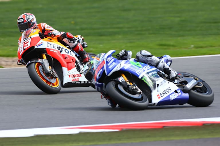 Marc Márquez (Honda) und Yamaha (mit Jorge Loenzo und Rossi) dominierten auch 2014