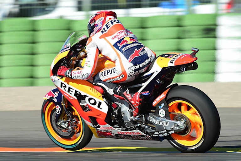 Marc Márquez legte im ersten Training die Bestzeit vor