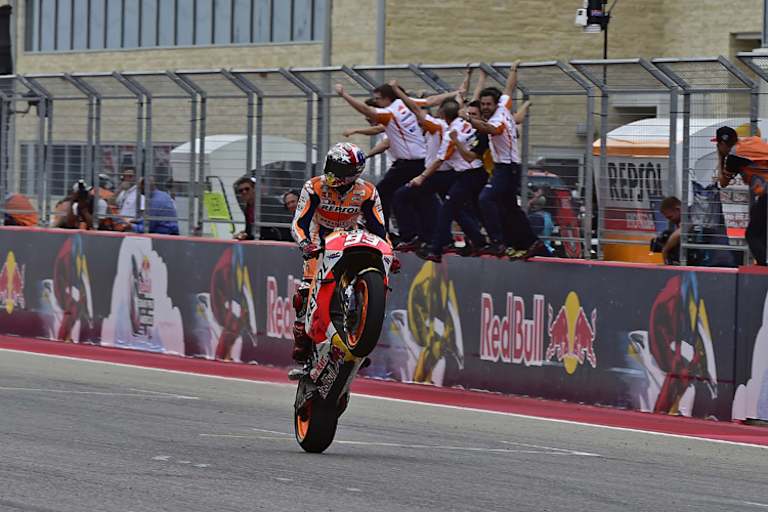 Weltmeister Marc Márquez ist in Austin bisher ungeschlagen