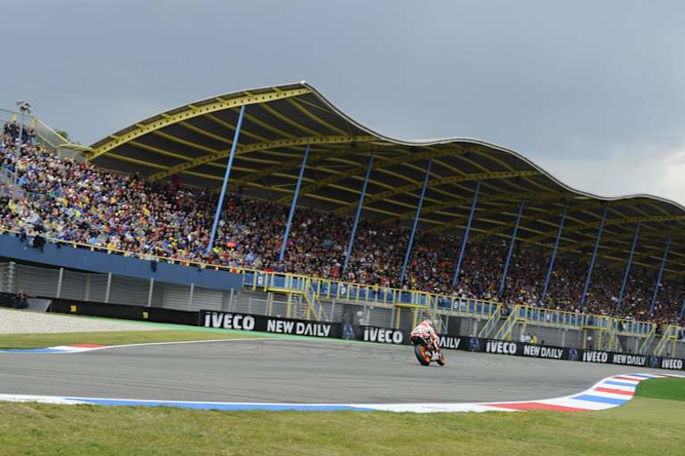 Marc Márquez auf dem Weg zum Sieg in Assen 2014
