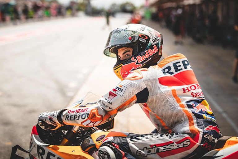 Marc Márquez in Montmeló