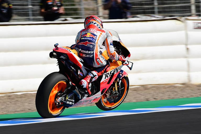 Weltmeister Marc Márquez in Jerez