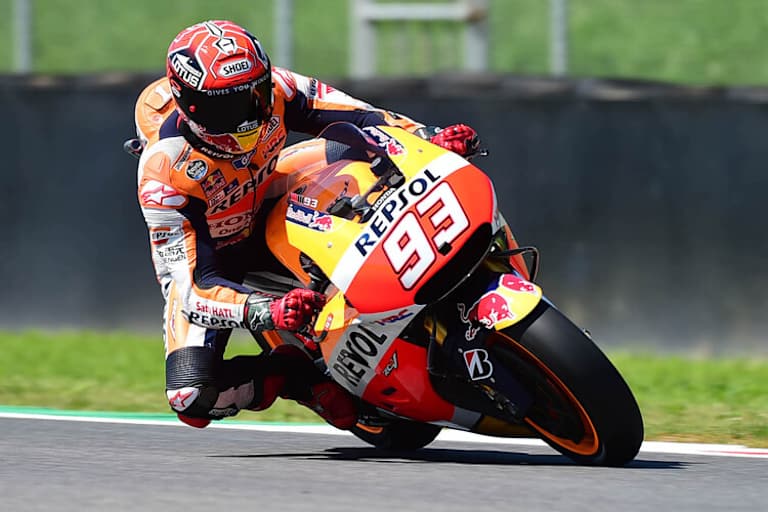 Marc Márquez beim Mugello-GP: Schon 49 Punkte hinter Rossi