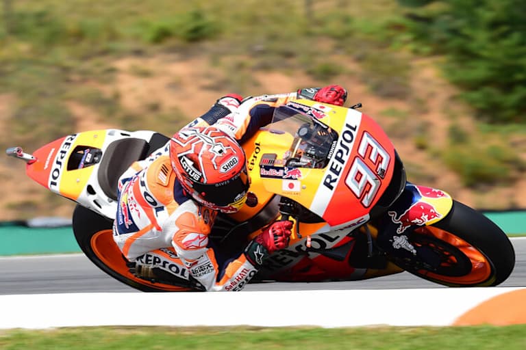 Marc Márquez auf der Repsol-Honda in Brünn