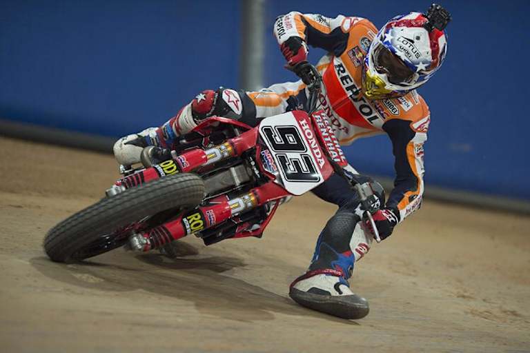 Auch beim Dirt Track ist Márquez unschlagbar