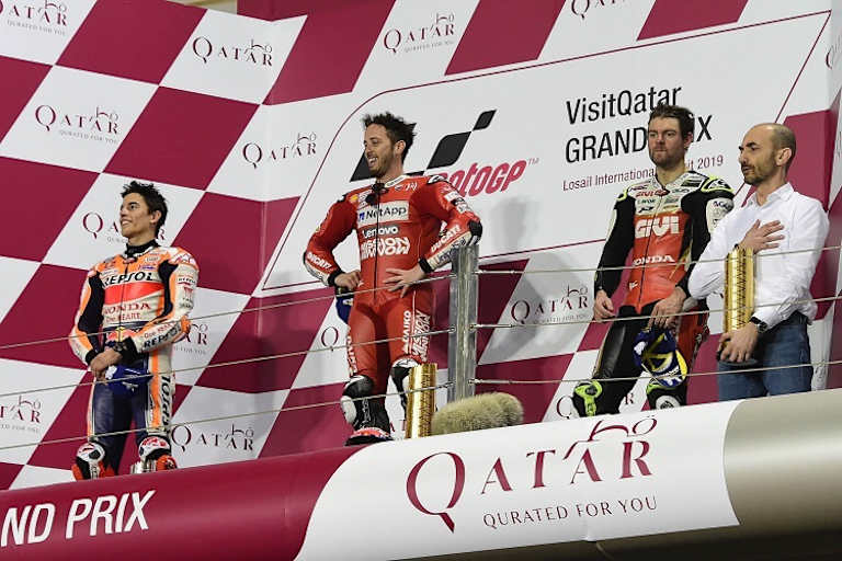 Das erste Podium der MotoGP-Saison 2019