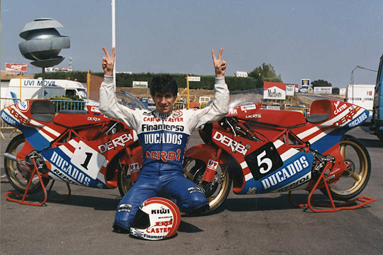 Derbi-Werksfahrer Jorge Martinez