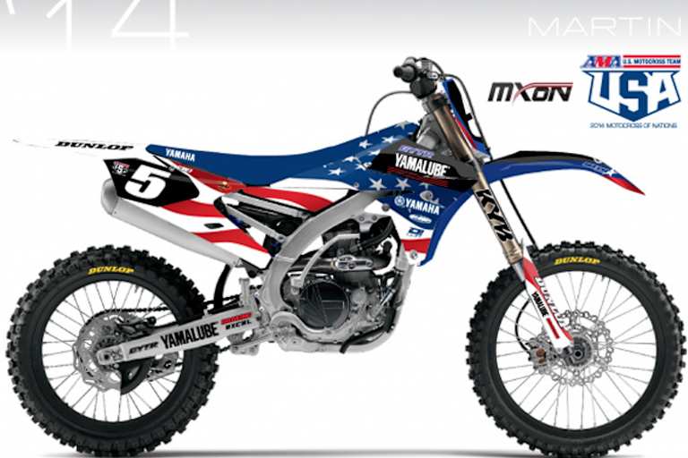 Die Yamaha von Jeremy Martin 