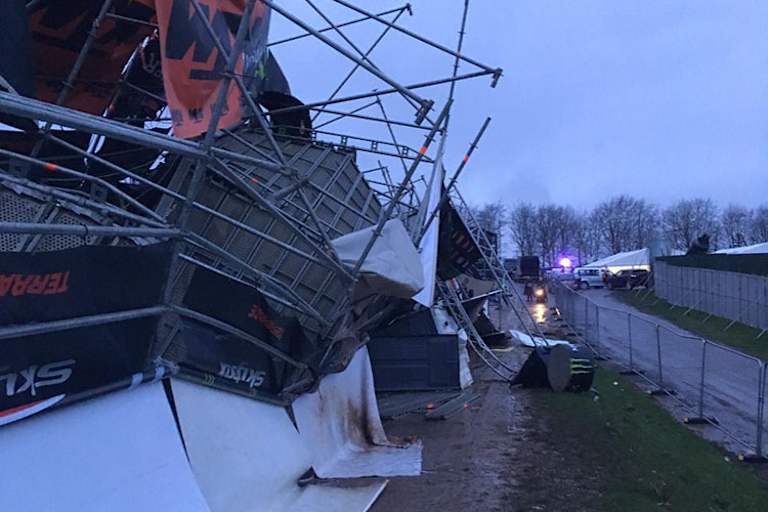 Schwere Sturmschäden in Matterley Basin