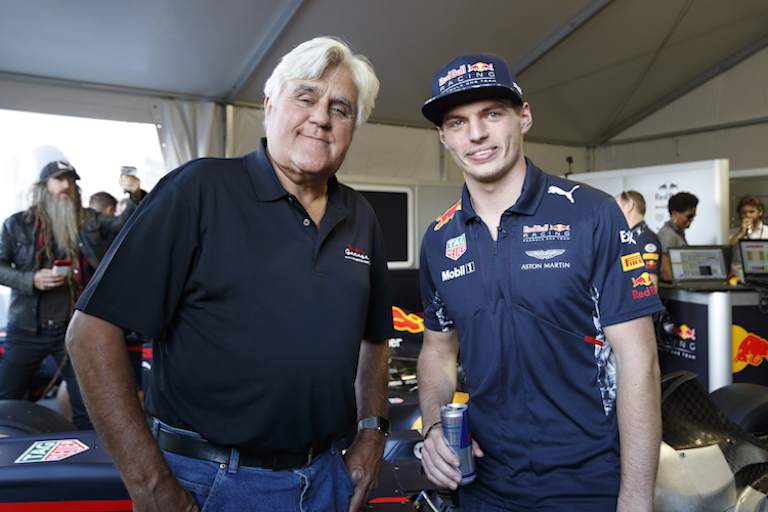 Max Verstappen mit Jay Leno