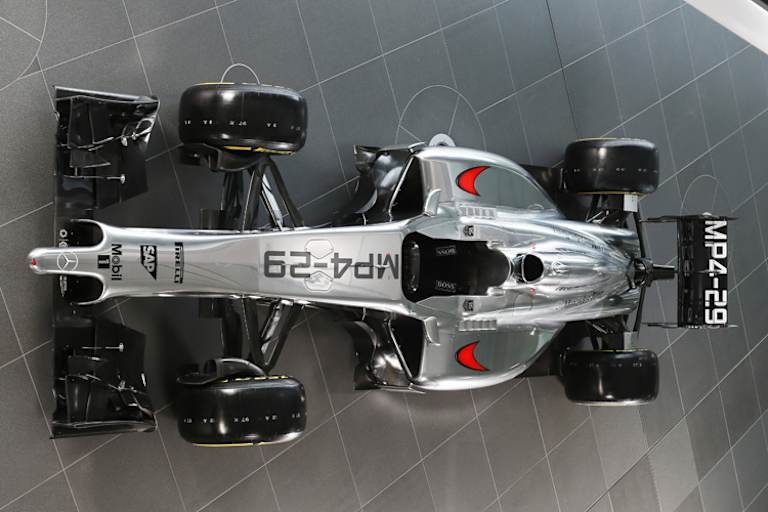 Der neue McLaren MP4-29 von oben