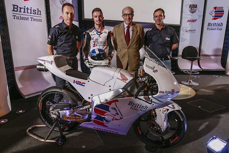 Jeremy McWilliams, John McPhee, Carmelo Ezpeleta und Alberto Puig