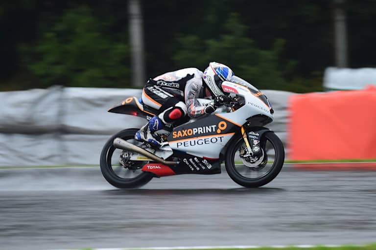 Sieger John McPhee aus dem Prüstel-Peugeot-Team