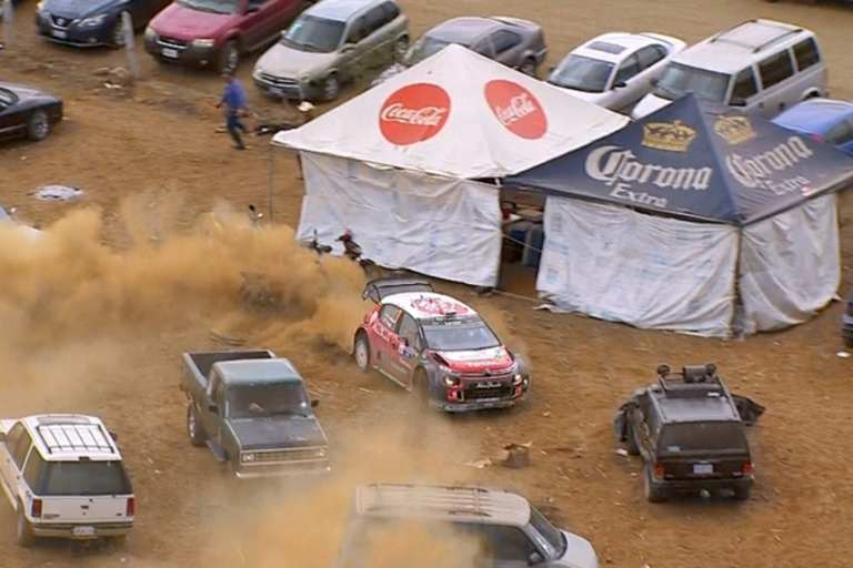 Kris Meeke 2017 auf Abwegen in Mexiko