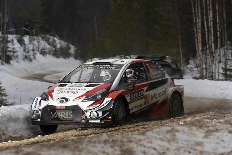 Kris Meeke beim zweiten Toyota-Einsatz
