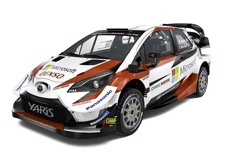 Der Toyota Yaris WRC von Kris Meeke