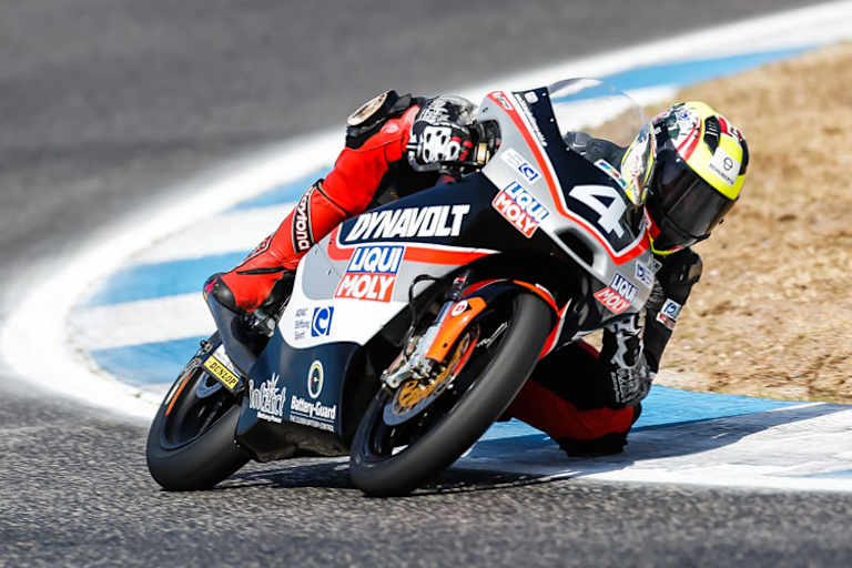 Matthias Meggle, jetzt in der Moto3 unterwegs