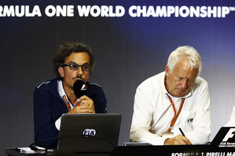 Laurent Mekies und Charlie Whiting