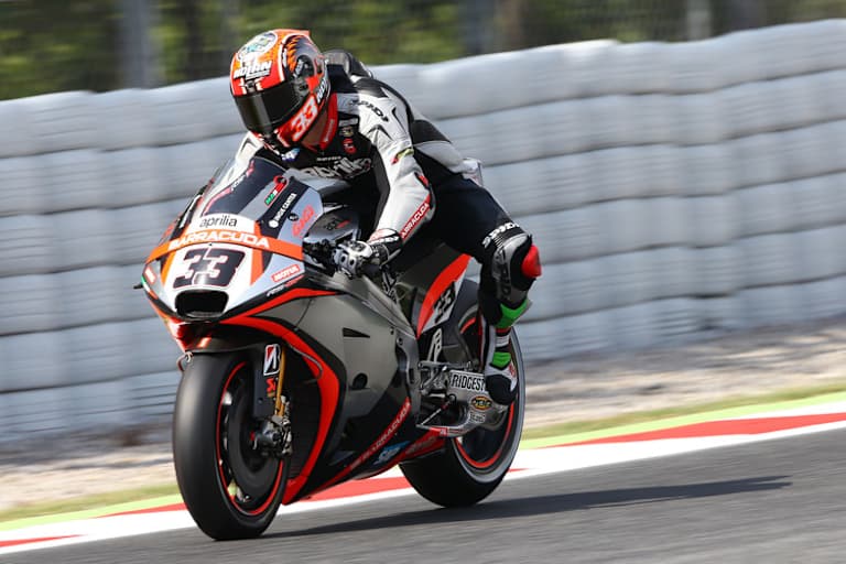 Auf Melandris Aprilia wird am kommenden Wochenende die Nr. 6 zu sehen sein