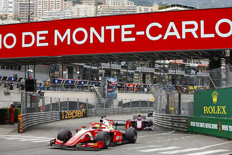 Schumacher mit seinem Formel-2-Renner