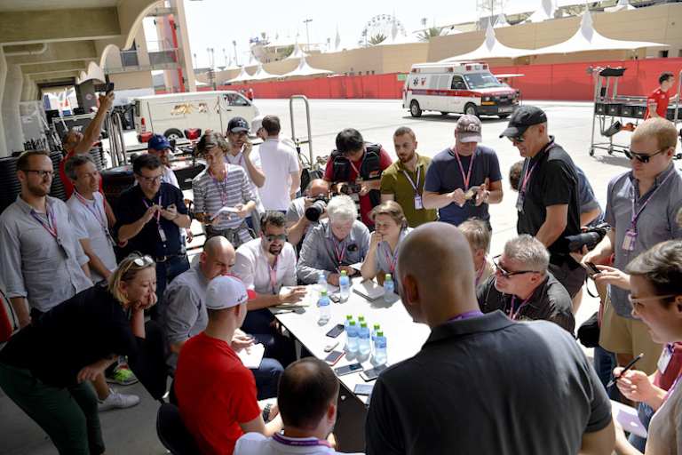 Medienrunde mit Mick