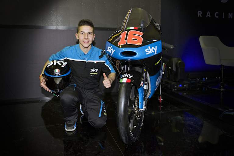 Andrea Migno bestreitet 2016 seine zweite Saison für VR46