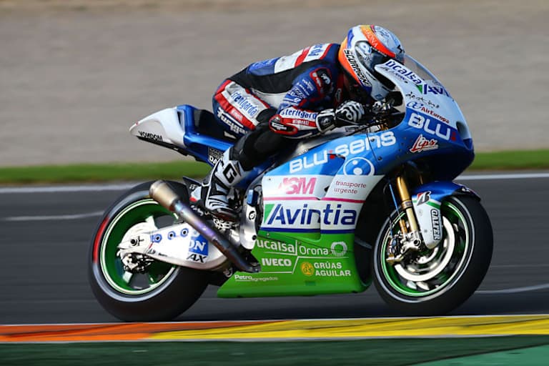 Mike di Meglio beim Valencia-Test: Nur vier Runden am Stück möglich