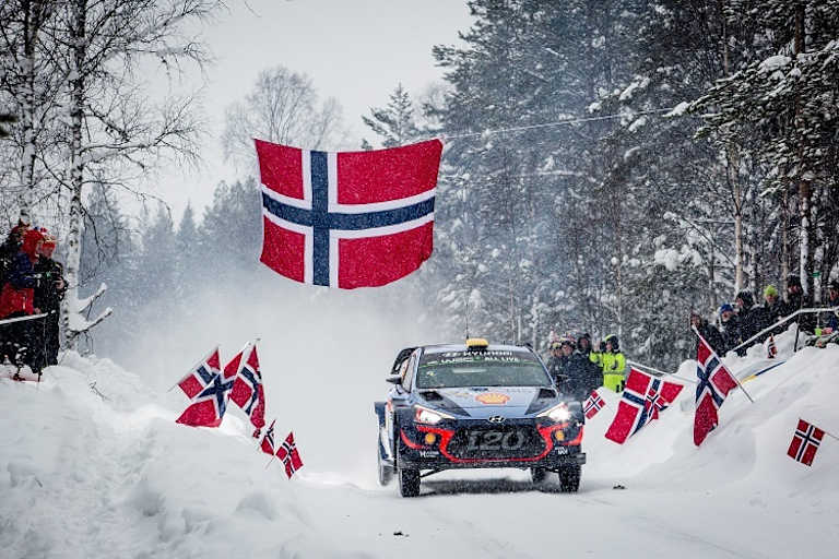 Andreas Mikkelsen war in seiner norwegischen Heimat stark