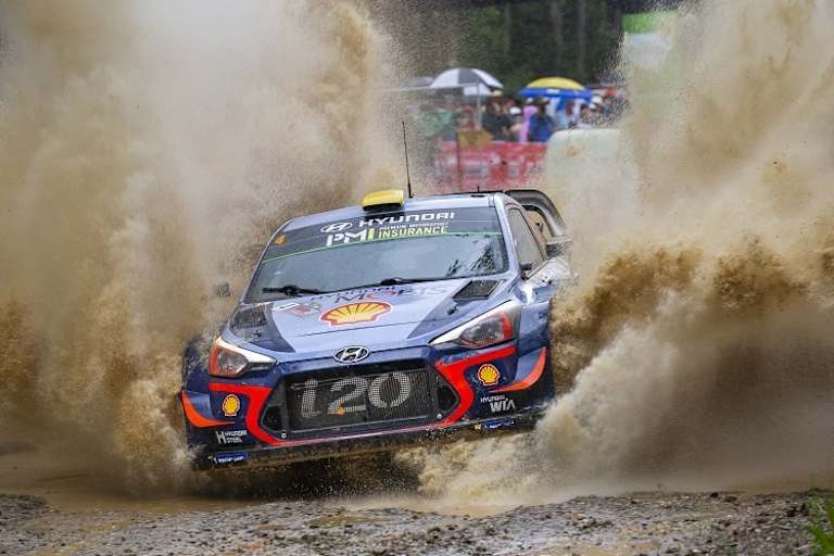 Andreas Mikkelsen bei seiner Aufholjagd 