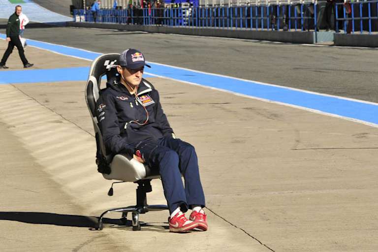 Logenplatz in der Boxengasse: Jack Miller