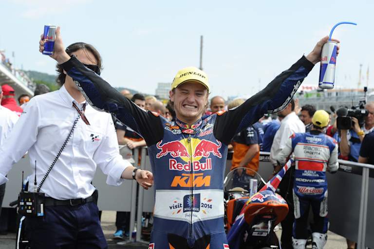 Jack Miller jubelt auf dem Sachsenring