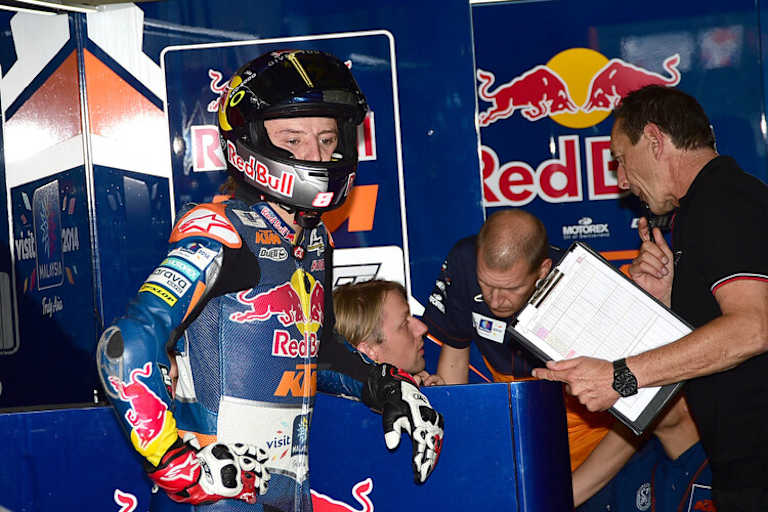 Enttäuschung in der Box von Red Bull KTM Ajo