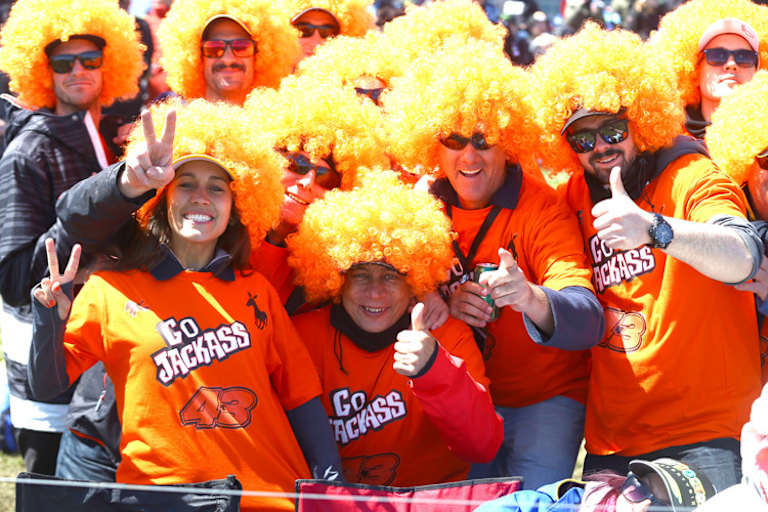 Die schrillen Jack-Miller-Fans waren nicht zu übersehen