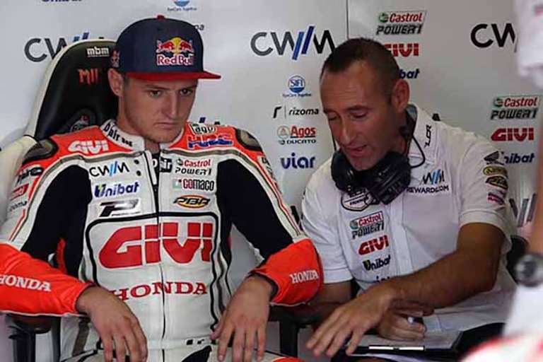 Miller mit Crew-Chief Cristian Gabbarini