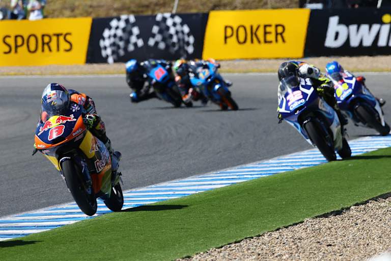 Jack Miller im Rennen: Hinter ihm der aufsässige Isaac Viñales