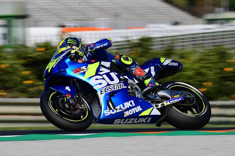 Joan Mir brauste mit der Suzuki zweimal in die Top-6