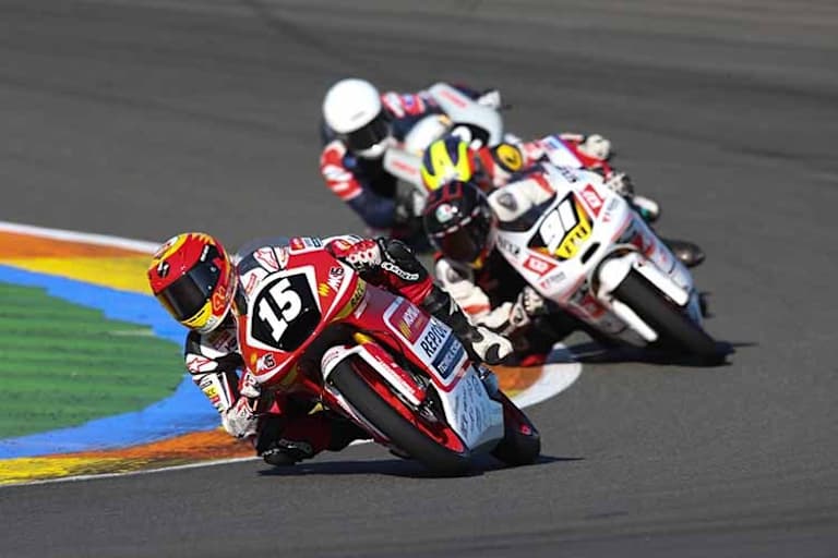 Marc Garcia schaffte es mit der Eigenbau-Maschine in der Junioren-WM auf Platz 17