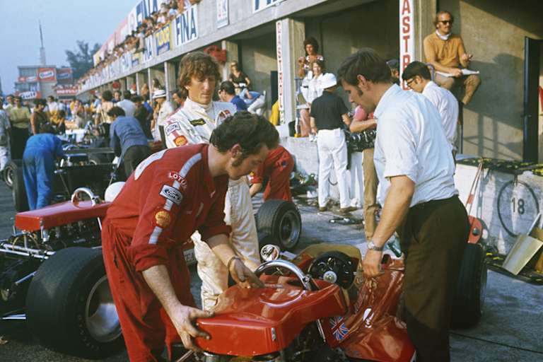 Monza 1970: Jochen Rindt vor seiner letzter Fahrt