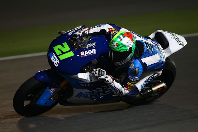 Rookie Franco Morbidelli in Katar
