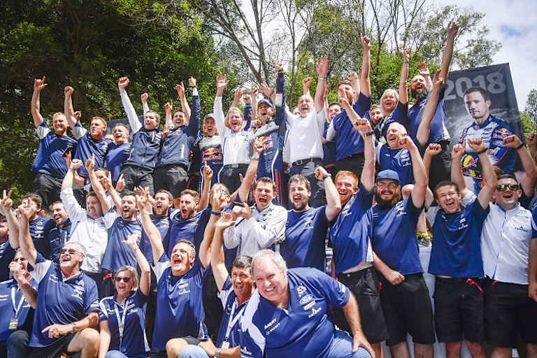 Das Team von M-Sport Ford