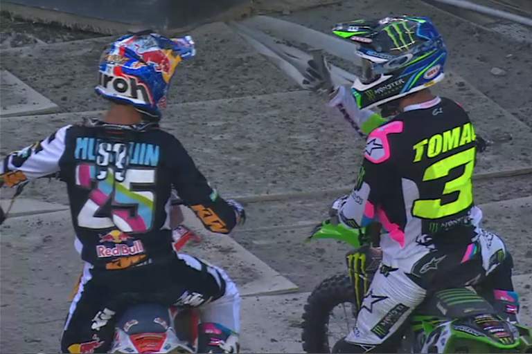 Tomac hatte nach dem Rennen einen verbalen Schlagabtausch mit  Musquin