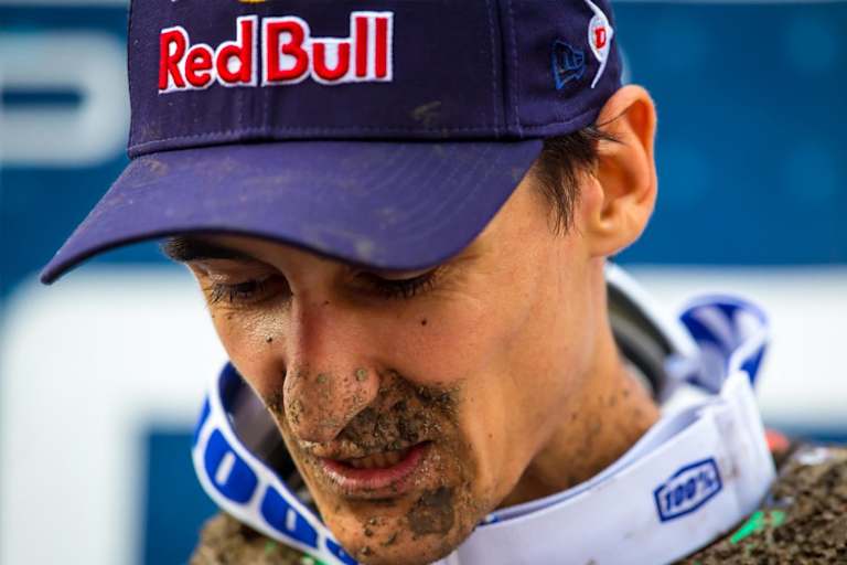 Marvin Musquin nach dem Rennen in New Berlin