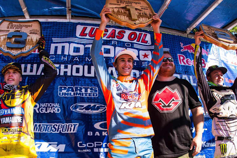 Das Podium in Washougal