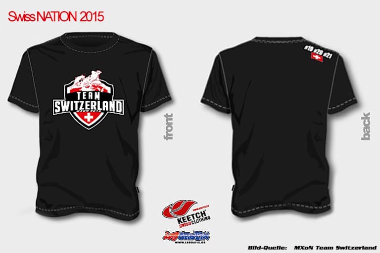 Das Schweizer Fan-T-Shirt