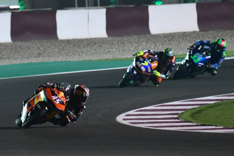 Nagashima hängte Baldassarri und Bastianini im Finish ab