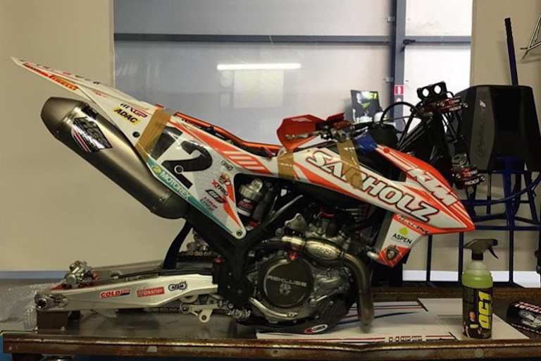 Die Sarholz-KTM von Max Nagl