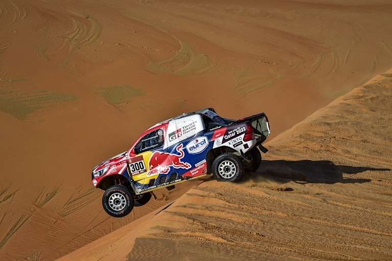 Nasser Al-Attiyah blieb trotz Tagessieg Zweiter