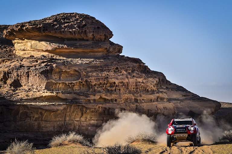 Nasser Al-Attiyah in der Verfolgerrrolle